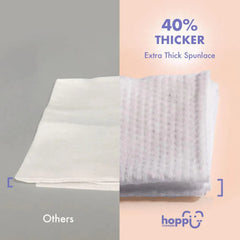 Hoppi Baby Antibacterial Wipes [Bundle of 3](3x80 Wipes)
