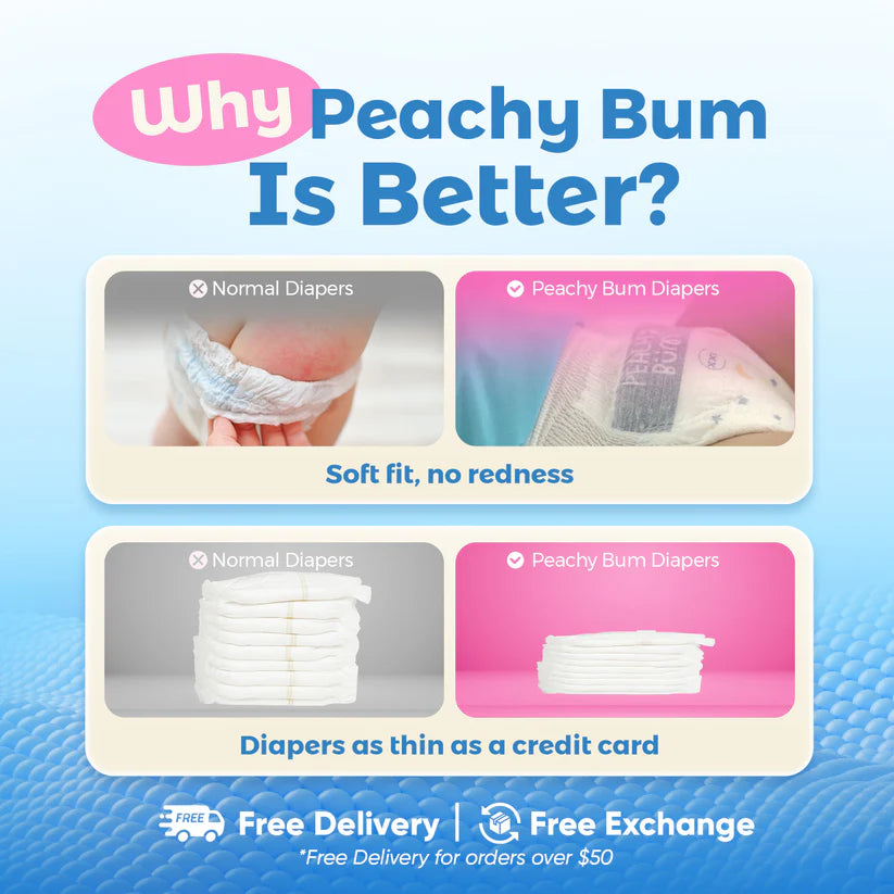 Peachy Bum Cloud Soft Diaper Pants (1 Pack)