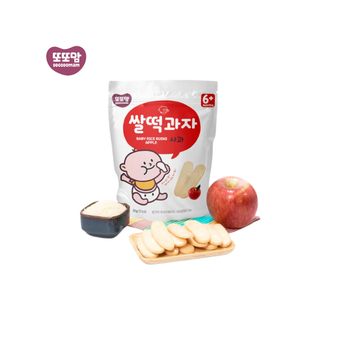 DDODDOMAM Organic Rice Rusk (6M+)