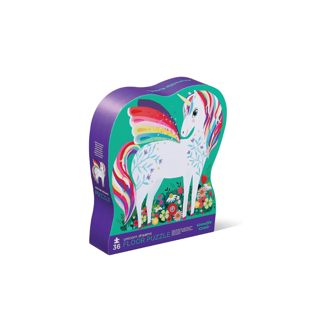 Crocodile Creek Unicorn Dreams Floor Puzzle (36pc)