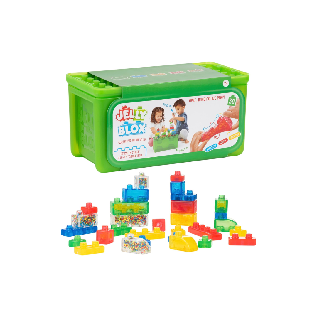 Jelly Blox Stash 'N Stack 2-in-1 Storage Case