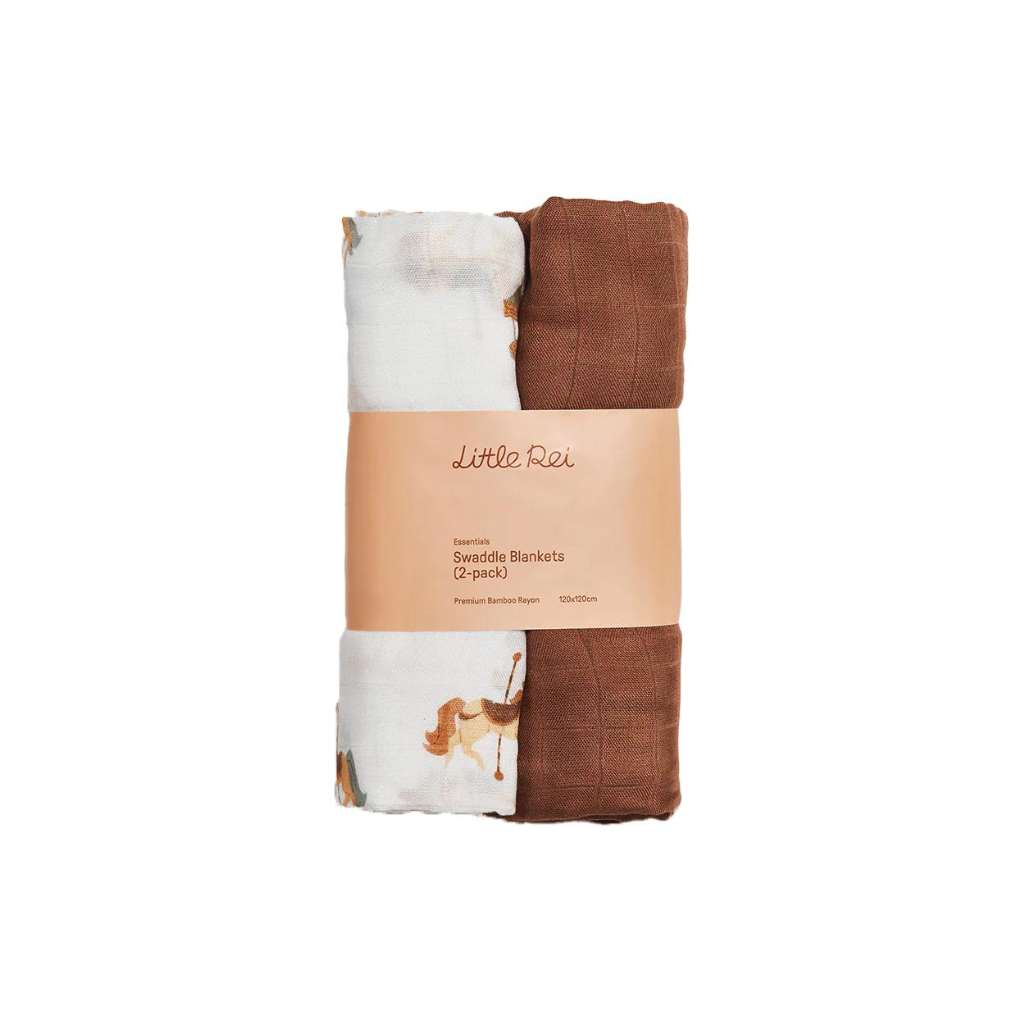 Little Rei Swaddle Blankets - 2pc