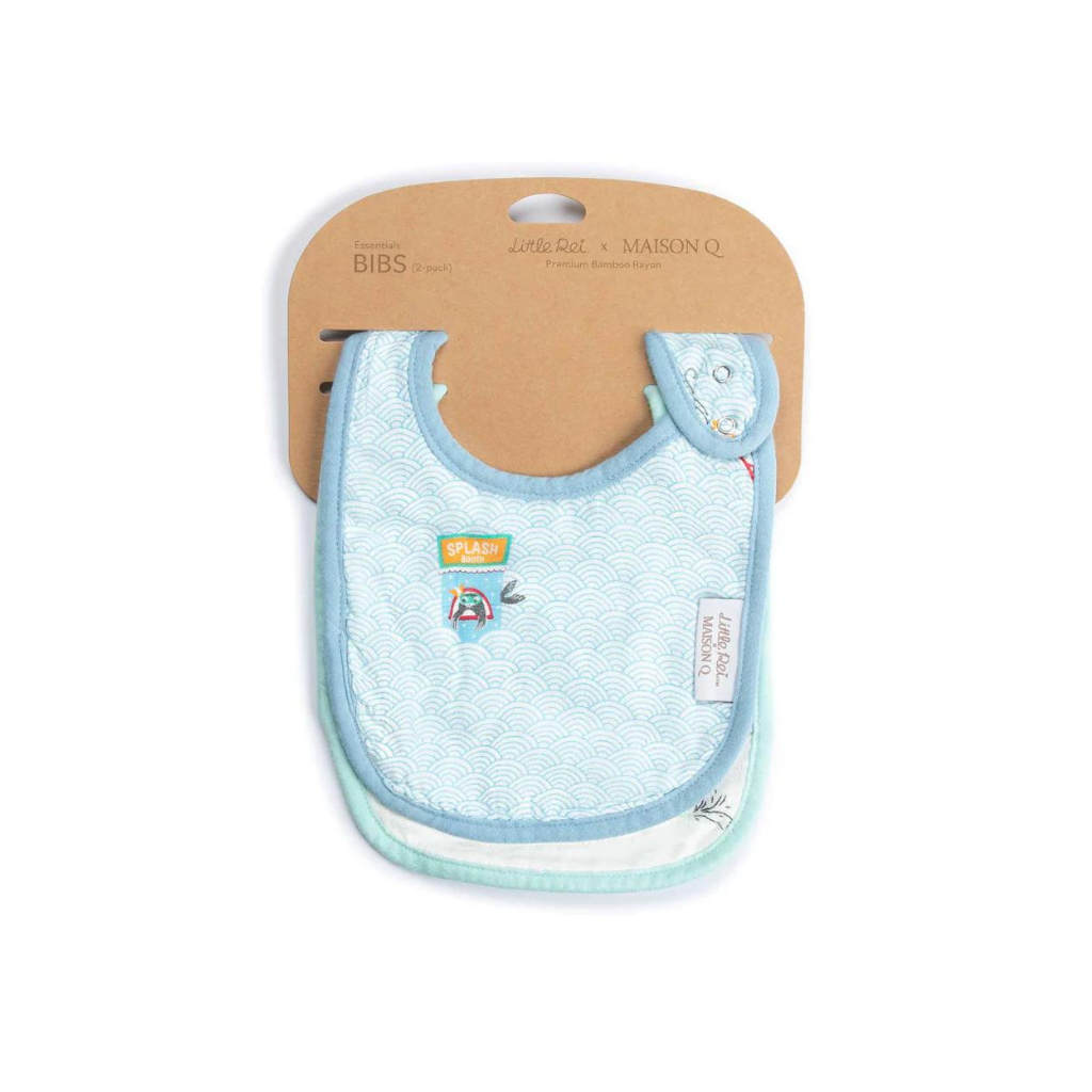 Little Rei x Maison Q Bib 2 Pc - Animal Balloon