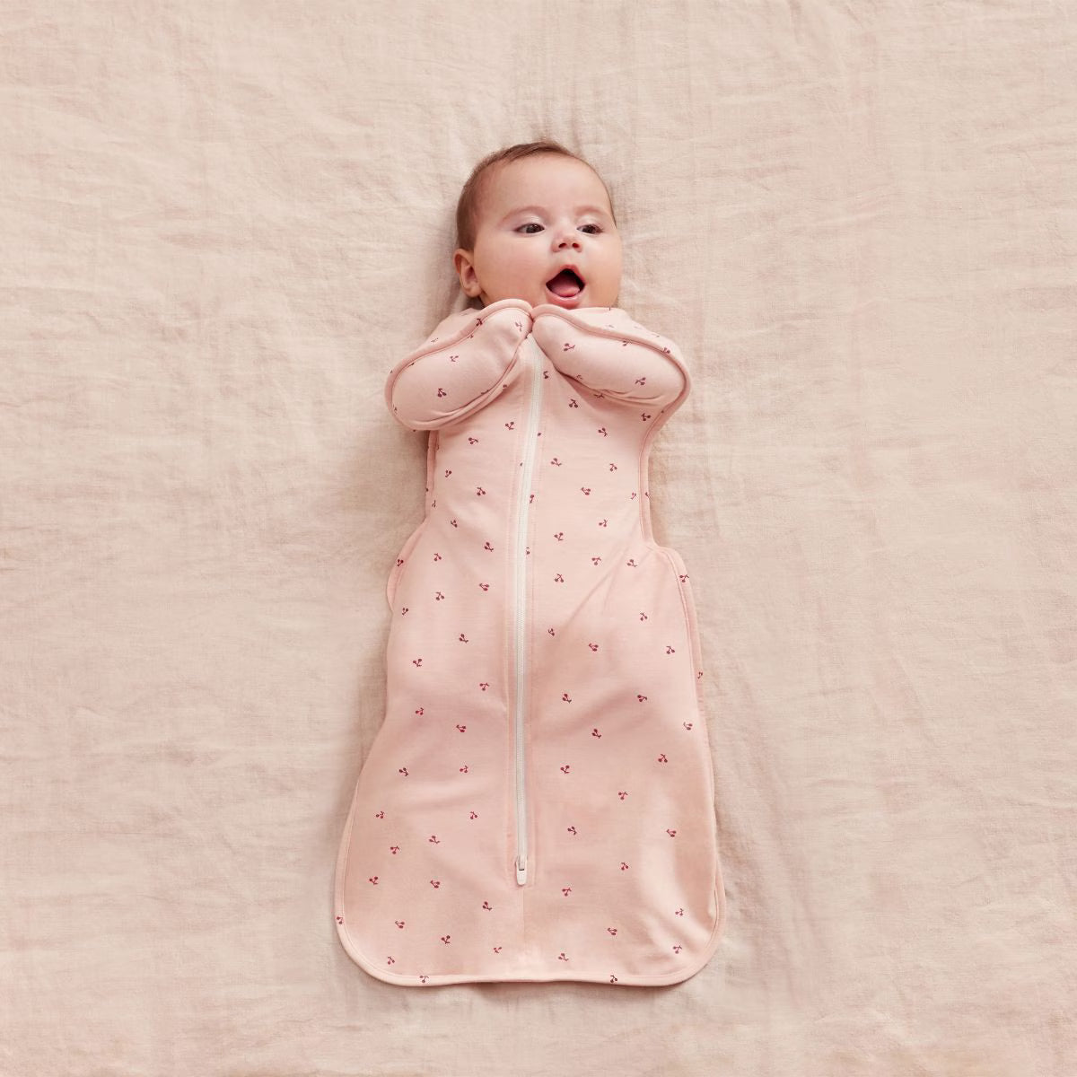 Love To Dream Swaddle Up Bamboo Original 1.0 TOG Cherries Blush