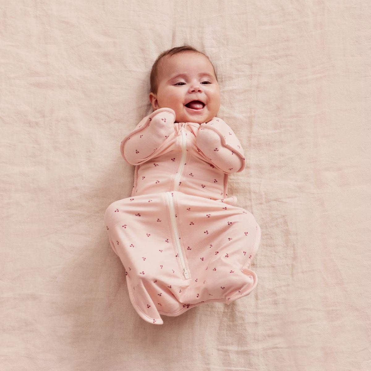 Love To Dream Swaddle Up Bamboo Original 1.0 TOG Cherries Blush