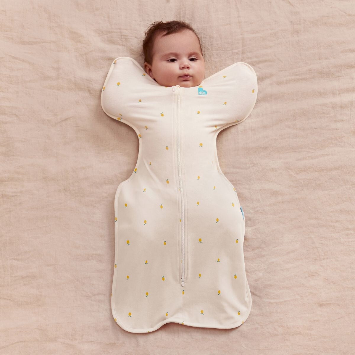 Love To Dream Swaddle Up Bamboo Original 1.0 TOG Lemon Cream