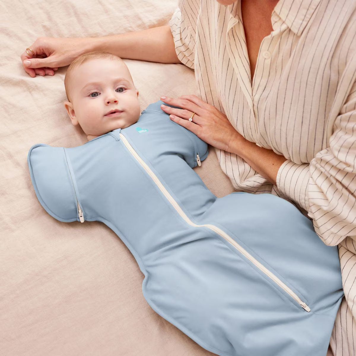 Love To Dream Swaddle Up Transition Bag Bamboo Lite 0.2 (Mist Blue)