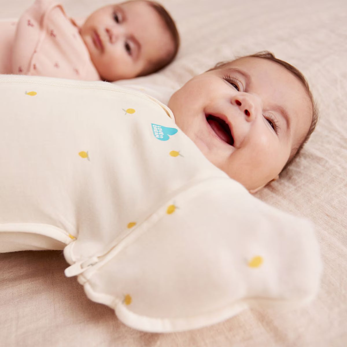 Love To Dream Swaddle UP Transition Bag Bamboo - Lemons Cream