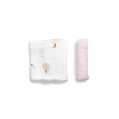 Little Rei 70sq Bamboo Swaddle Blankets - 2pc