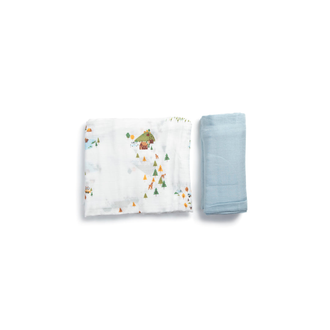 Little Rei Bamboo Swaddle Blankets - 2pc