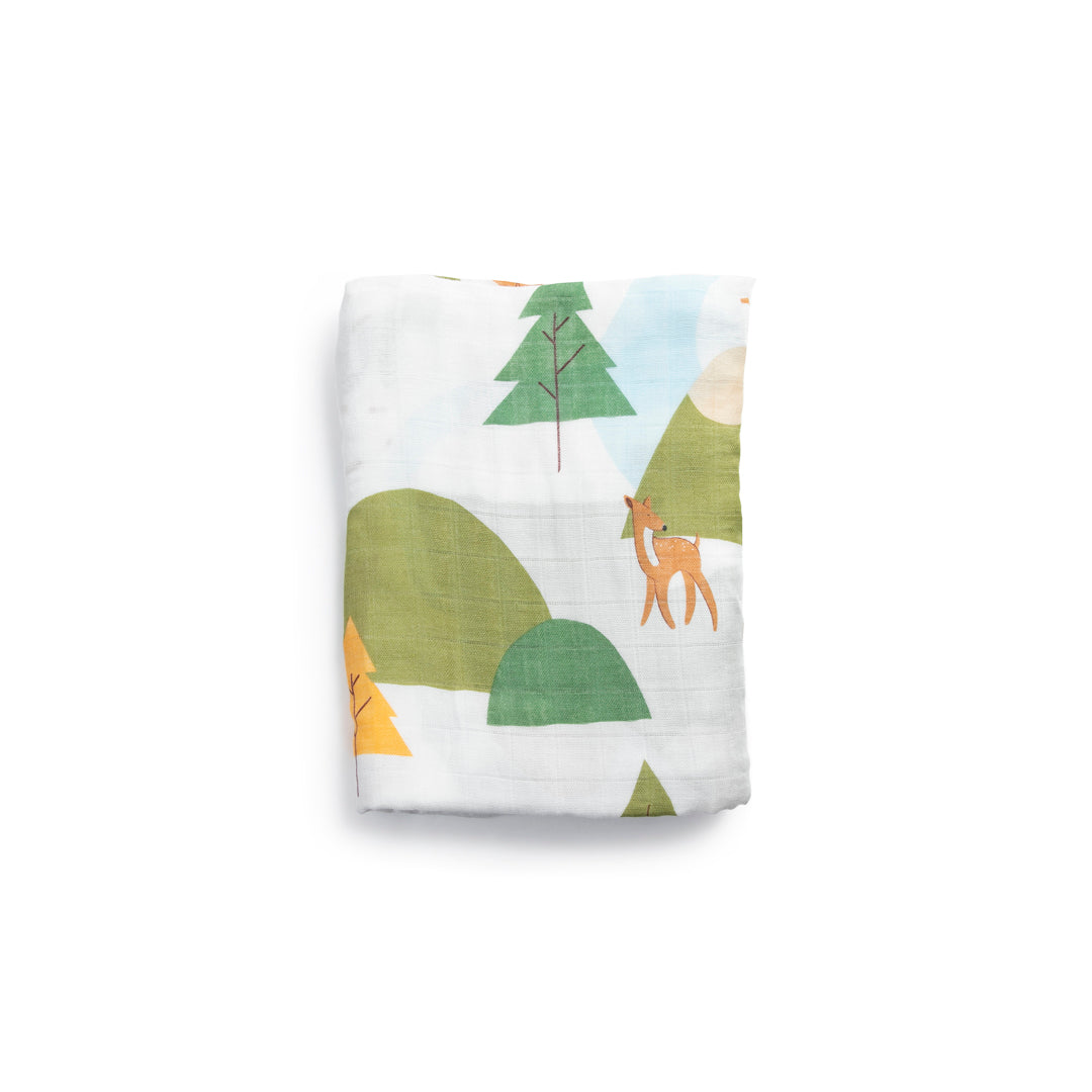 Little Rei Bamboo Swaddle Blanket Single (Printed)