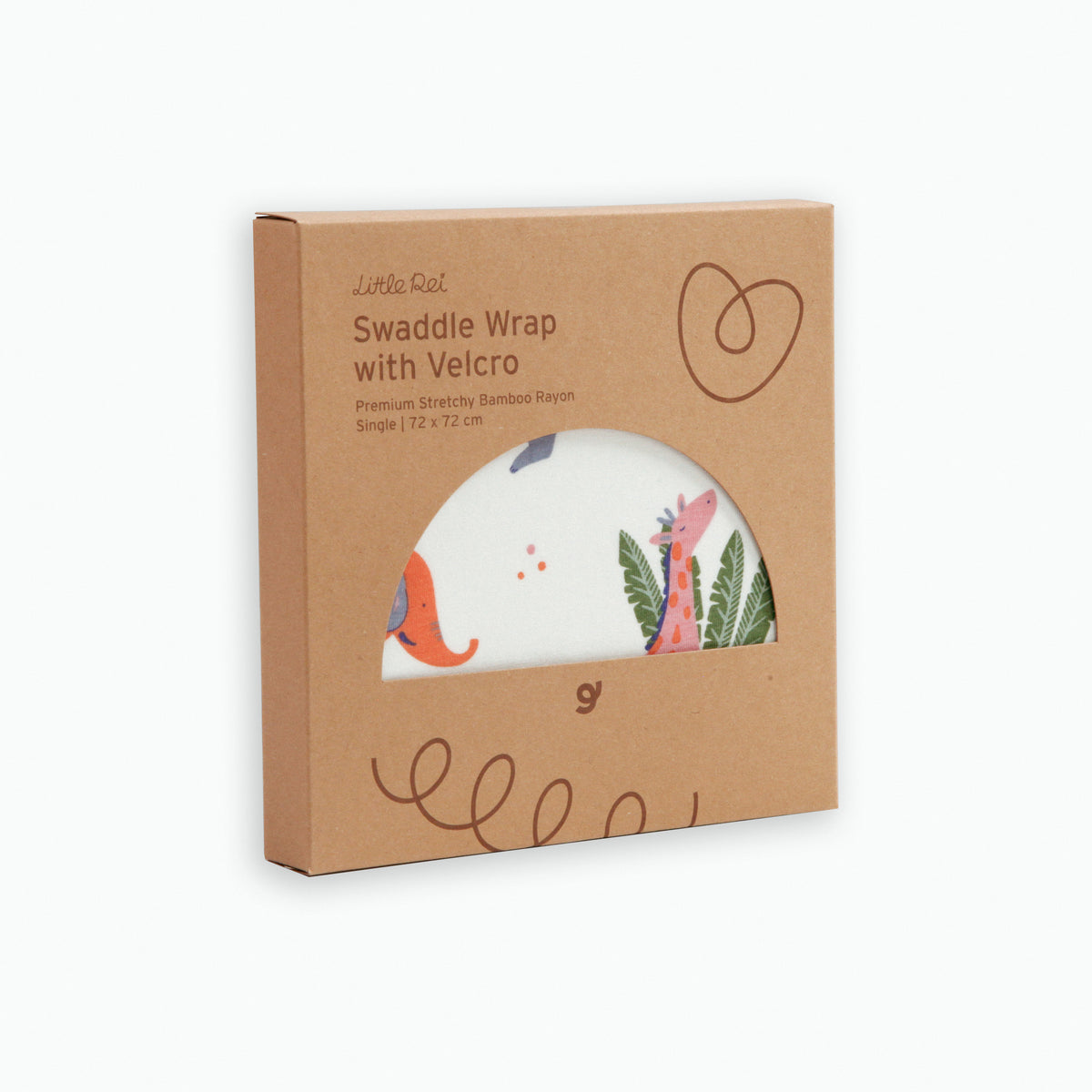 Little Rei Swaddle Wrap with Velcro