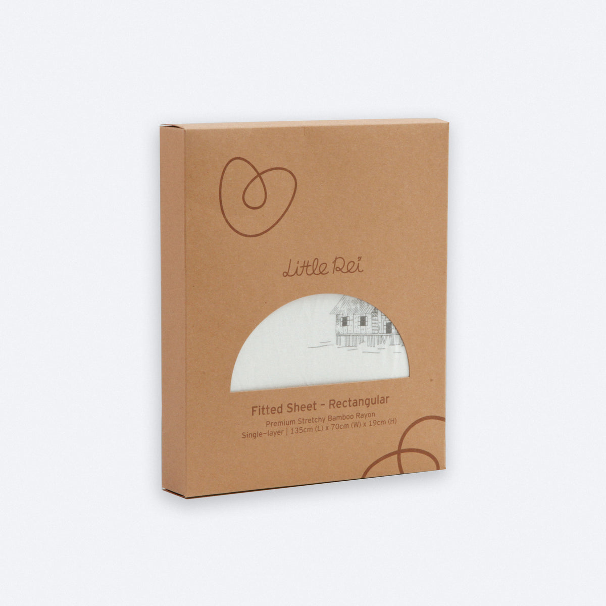 Little Rei Bamboo Fitted Sheet