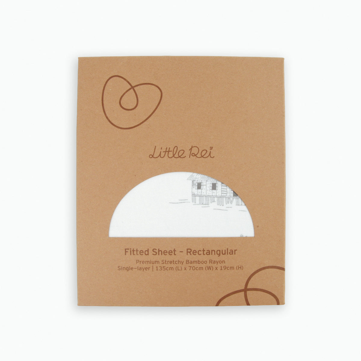 Little Rei Bamboo Fitted Sheet