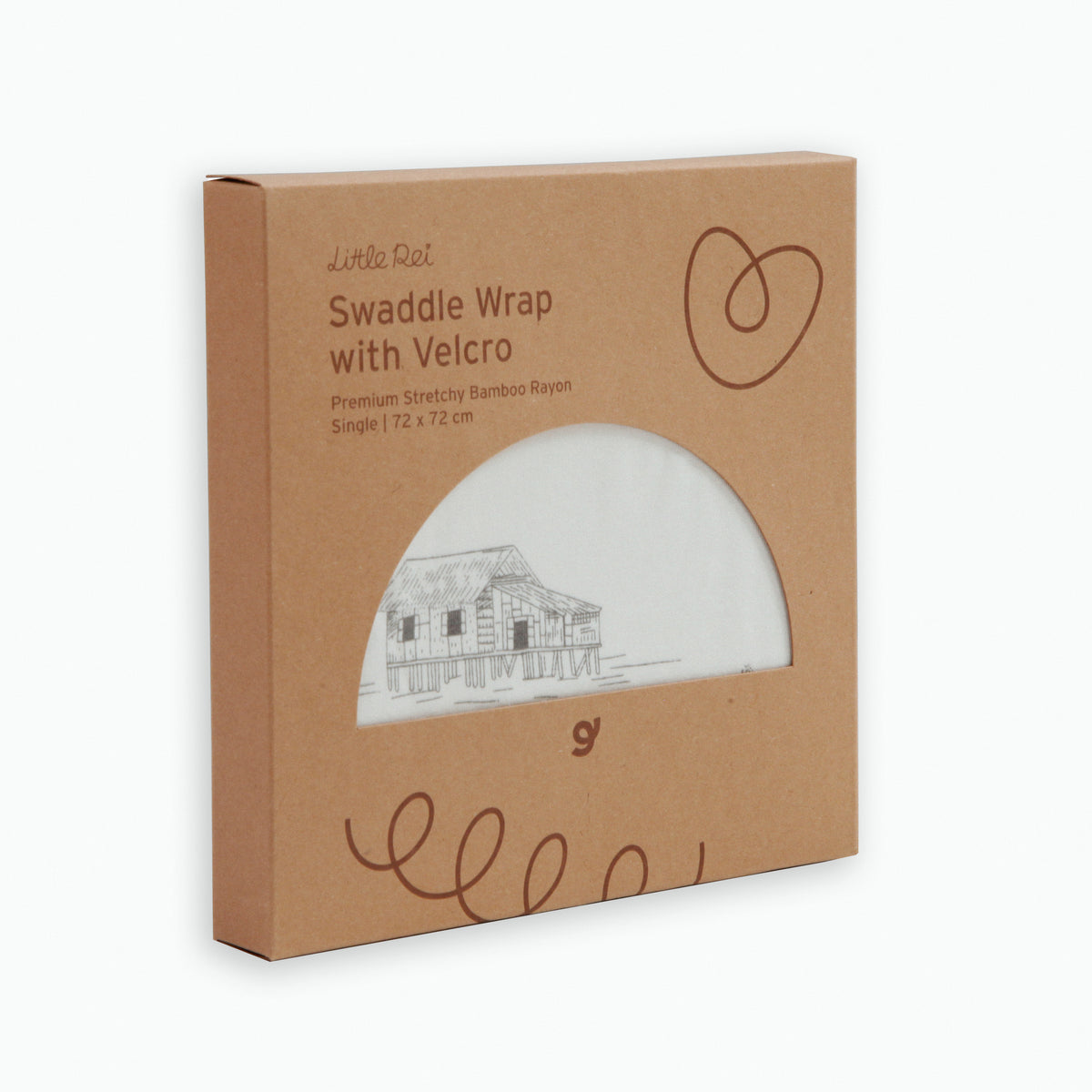 Little Rei Swaddle Wrap with Velcro