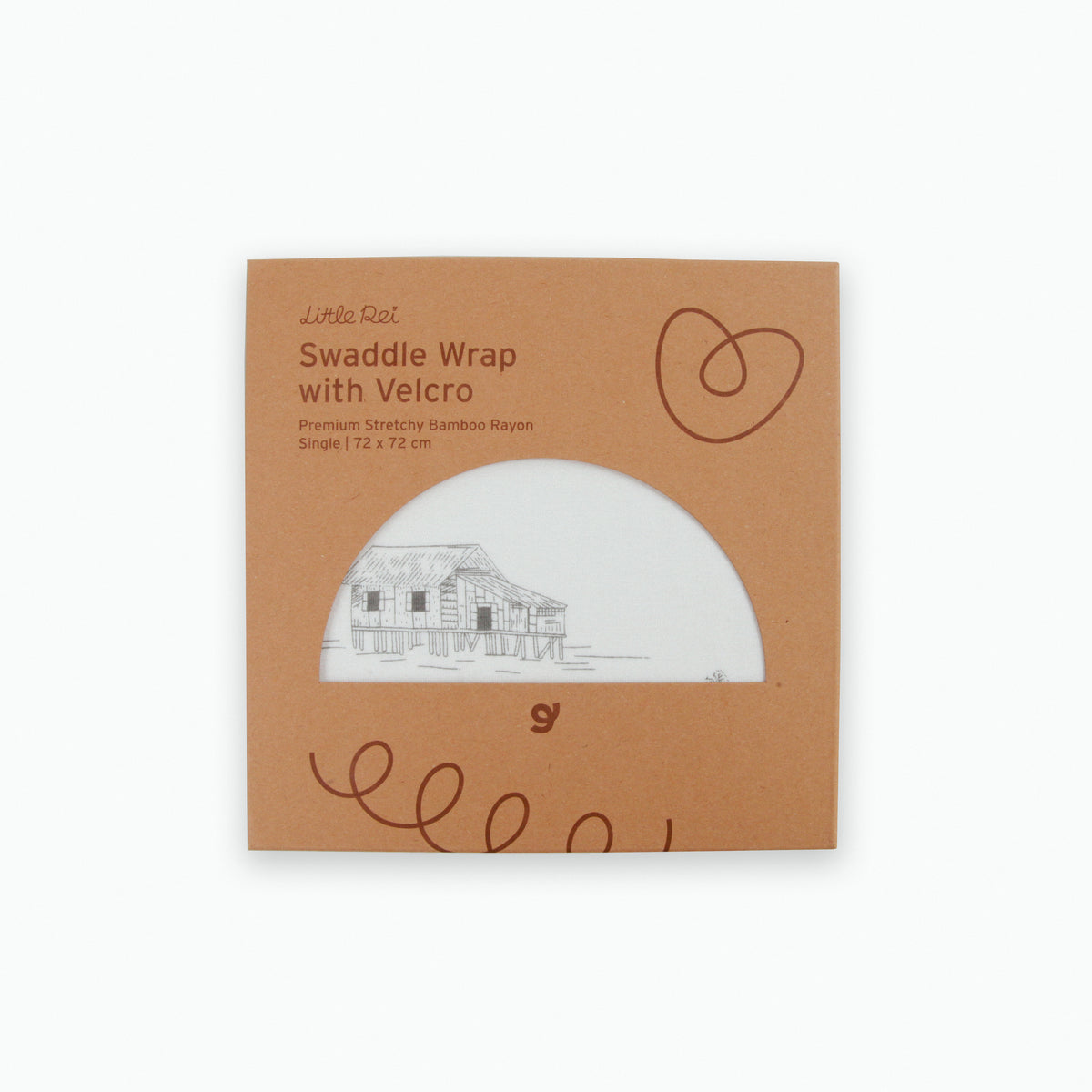 Little Rei Swaddle Wrap with Velcro