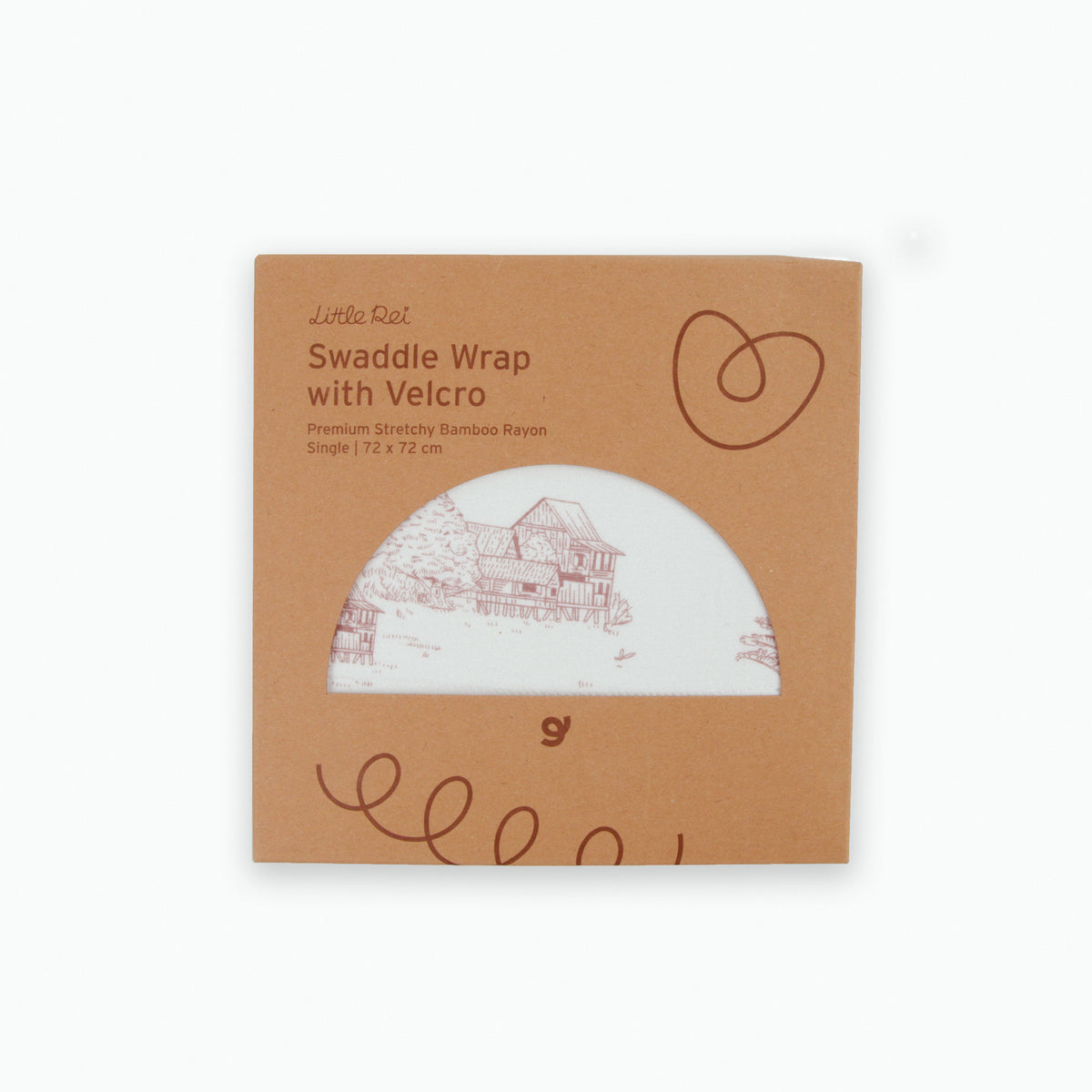 Little Rei Swaddle Wrap with Velcro