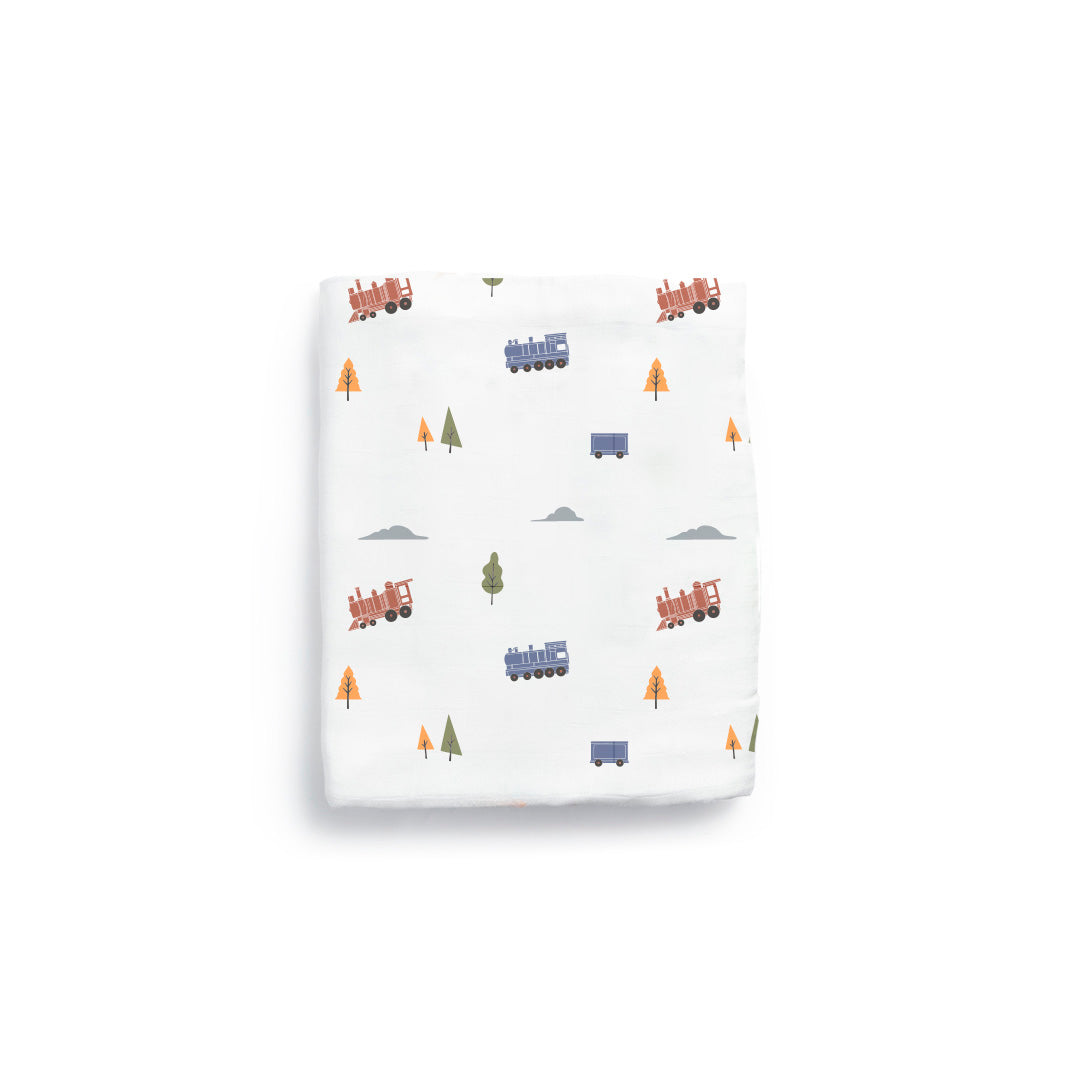Little Rei Bamboo Swaddle Blanket Single (Printed)