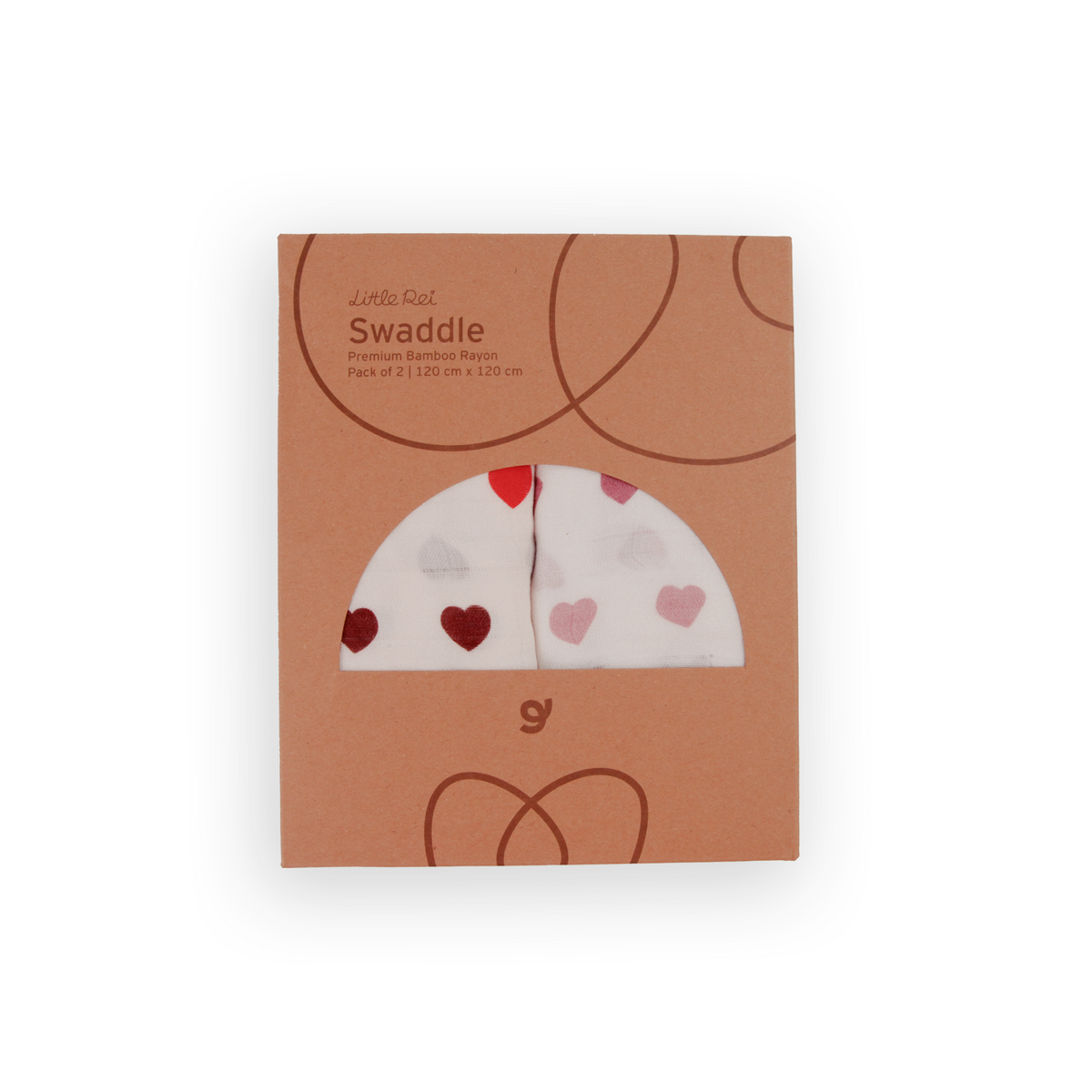 Little Rei Bamboo Swaddle Blankets (2pc)