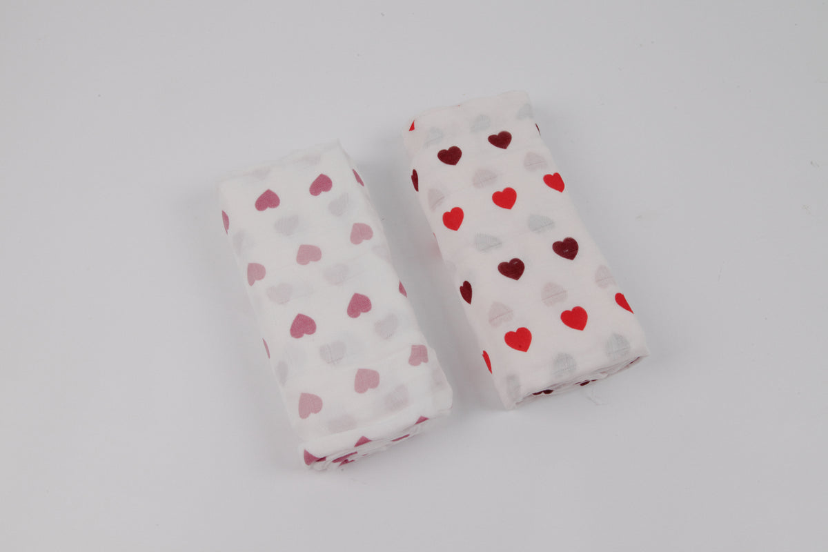 Little Rei Bamboo Swaddle Blankets (2pc)