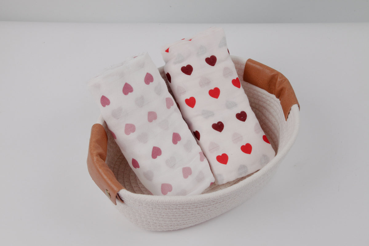 Little Rei Bamboo Swaddle Blankets (2pc)