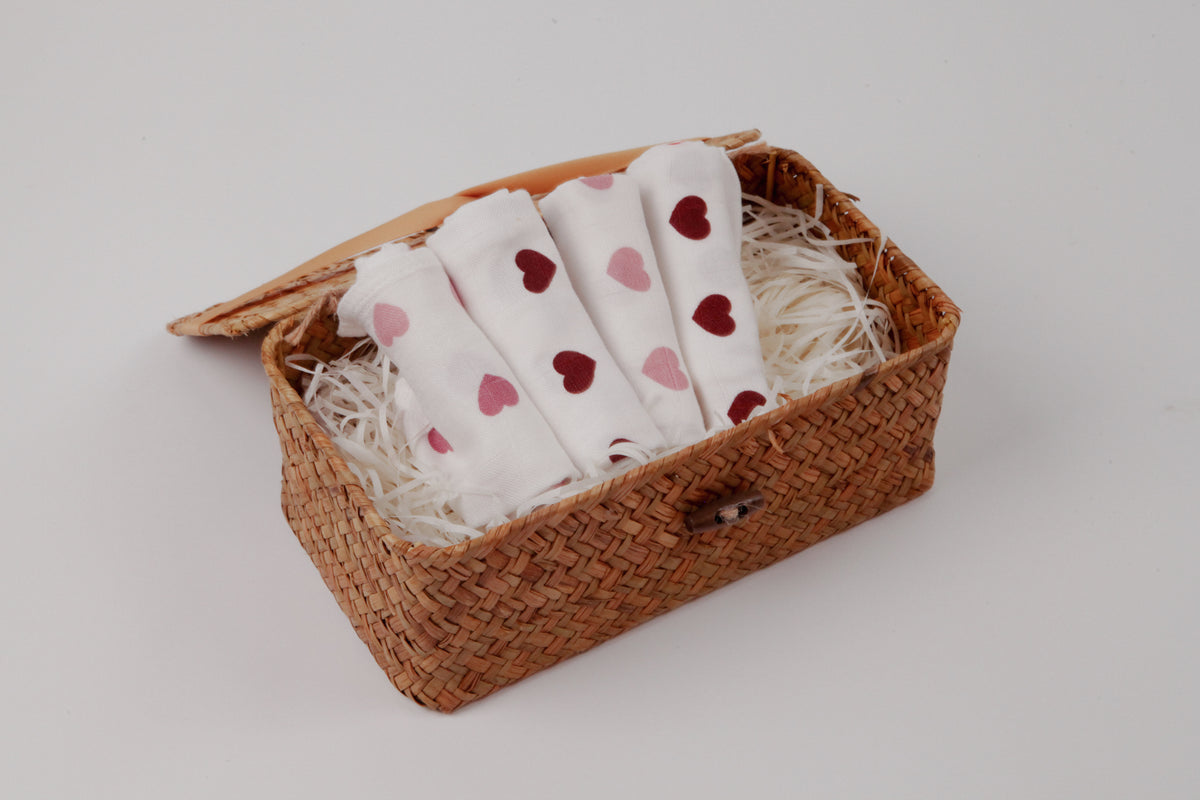 Little Rei Bamboo Wash Cloth 4pc