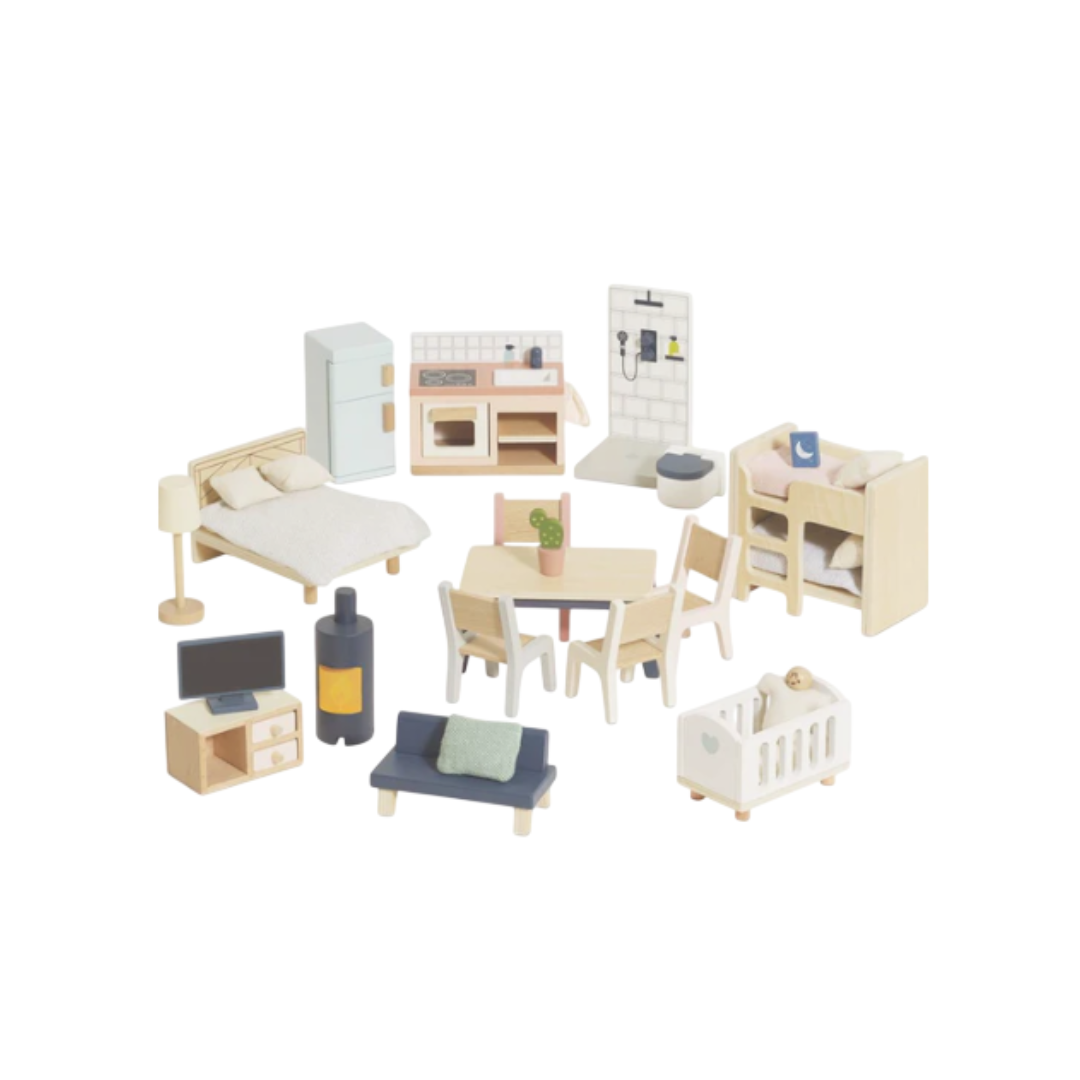 Le Toy Van Complete Dolls House Furniture Set (35 pc)