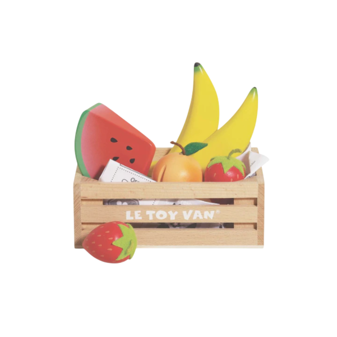 Le Toy Van Wooden Market Crate (Smoothie Fruit)