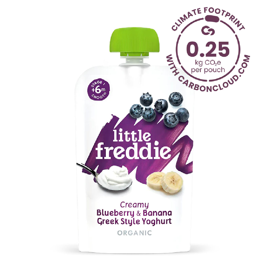 Little Freddie Blueberry Banana Greek Style Yoghurt (Pack of 6)