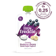 Little Freddie Blueberry Banana Greek Style Yoghurt (Pack of 6)