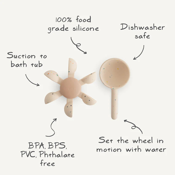 Mushie Water Wheel Bath Toy