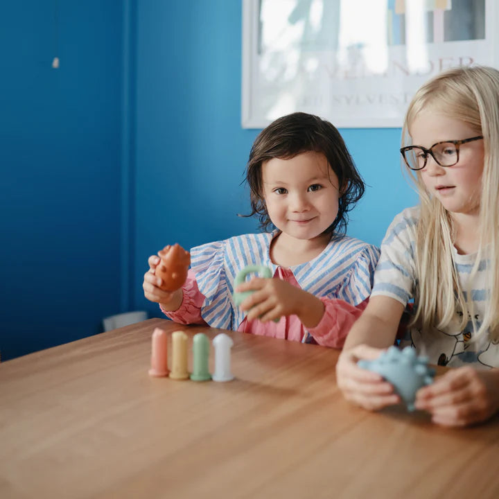 Mushie Dino Mold Free Bath Play Set