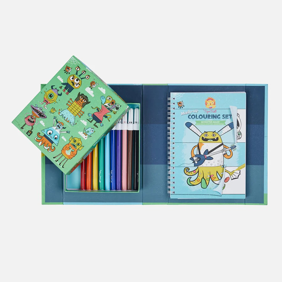 Tiger Tribe Mashup Colouring Set - Monster Mash