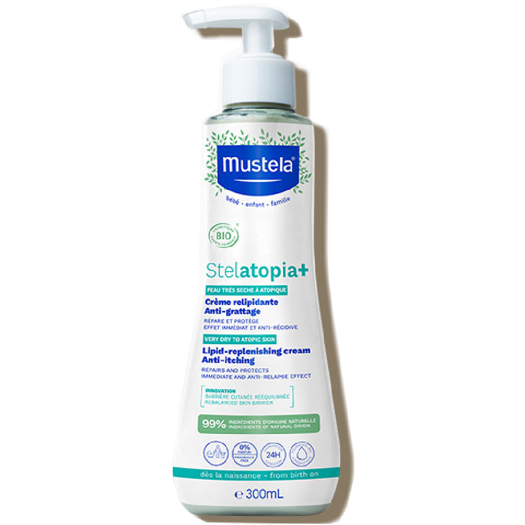 Mustela Organic Stelatopia Lipid Replenishing Cream 300ml