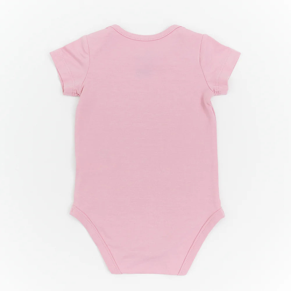 Not Too Big Short Sleeve Bamboo Bodysuit (3 Pack)