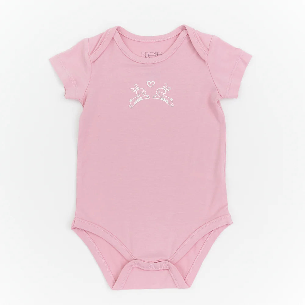 Not Too Big Short Sleeve Bamboo Bodysuit (3 Pack)