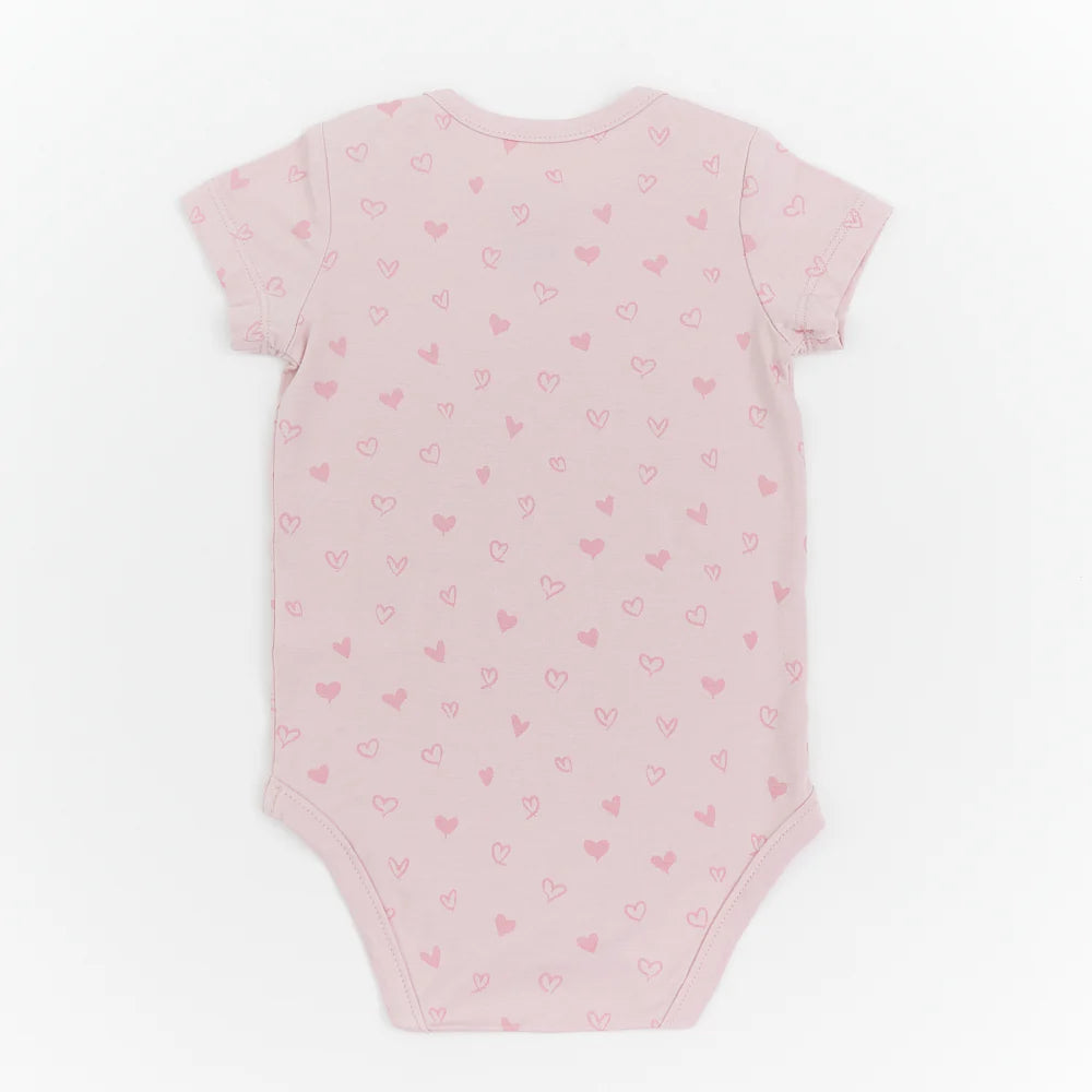 Not Too Big Short Sleeve Bamboo Bodysuit (3 Pack)