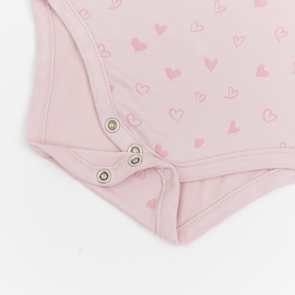 Not Too Big Short Sleeve Bamboo Bodysuit (3 Pack)