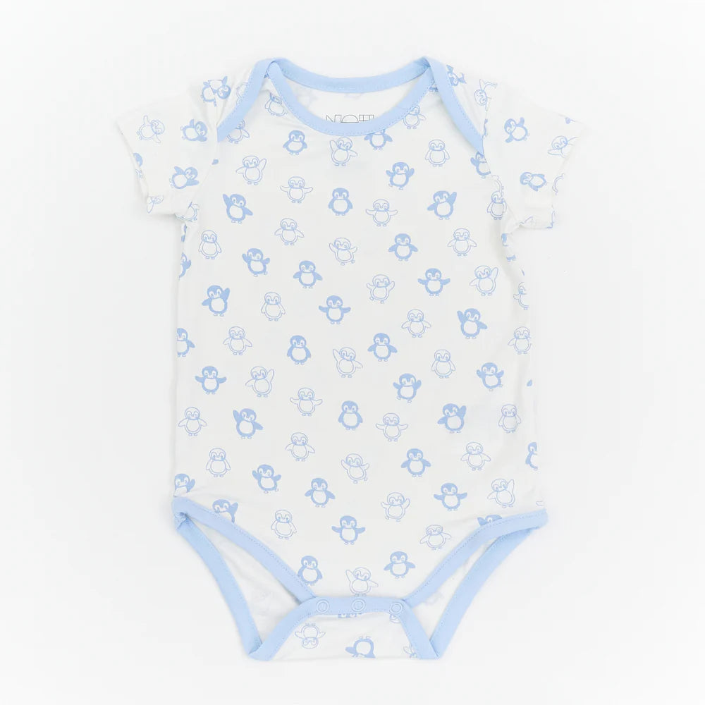 Not Too Big Short Sleeve Bamboo Bodysuit (3 Pack)