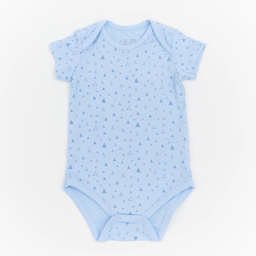 Not Too Big Short Sleeve Bamboo Bodysuit (3 Pack)