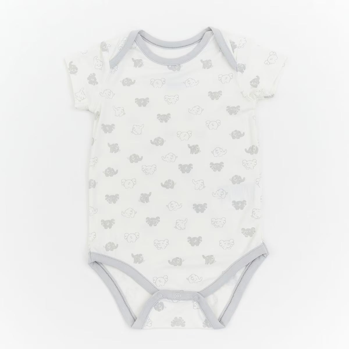 Not Too Big Short Sleeve Bamboo Bodysuit (3 Pack)