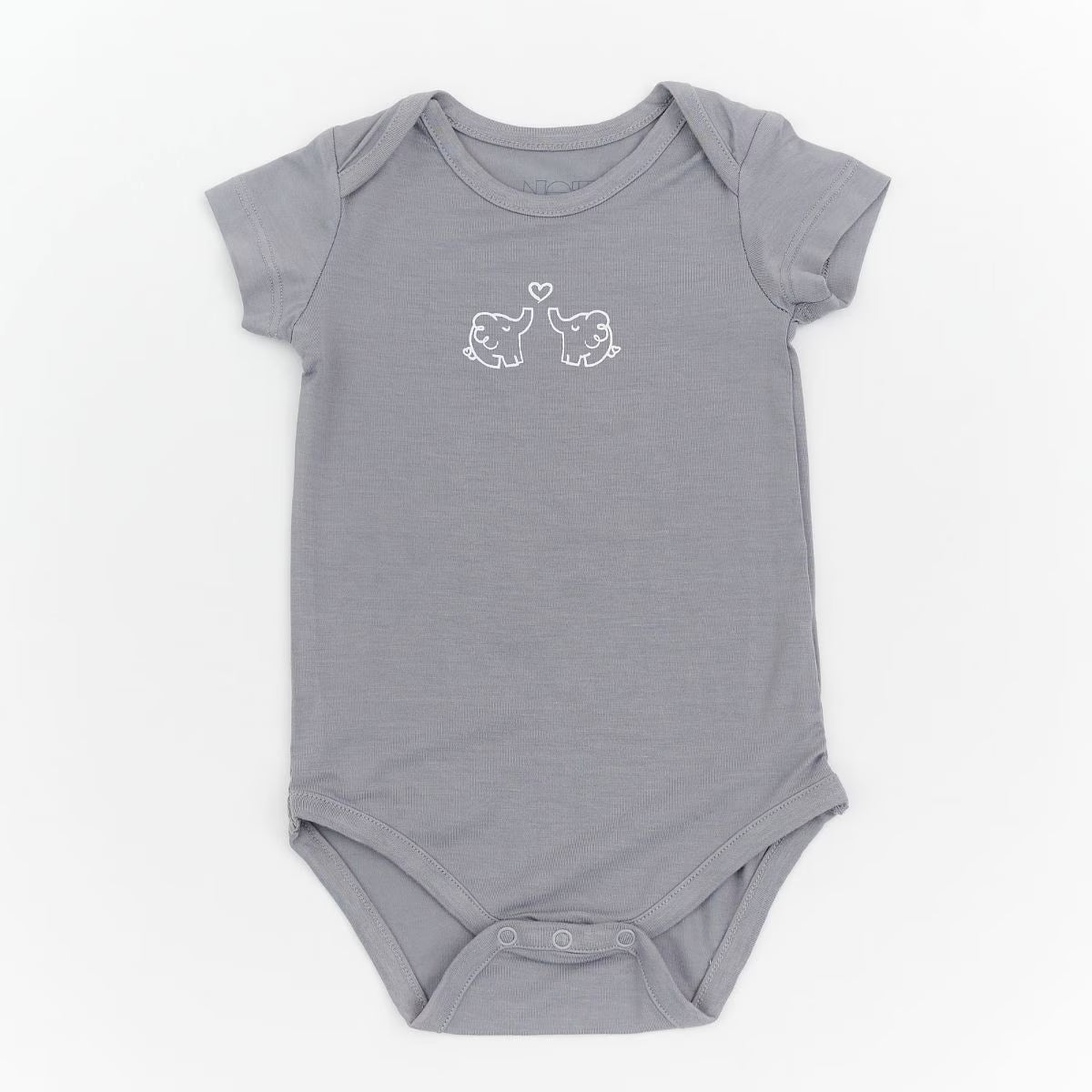 Not Too Big Short Sleeve Bamboo Bodysuit (3 Pack)