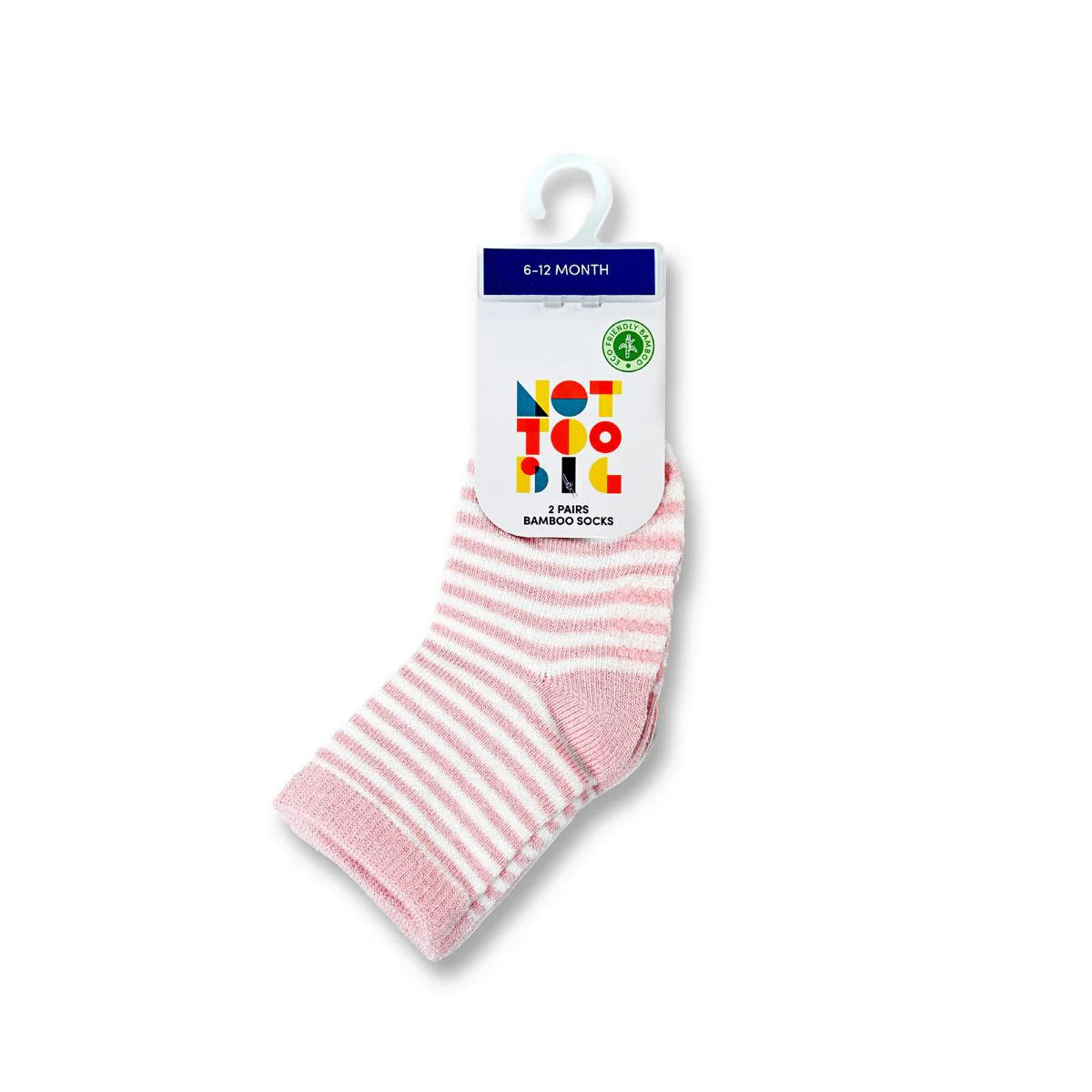 Not Too Big Solid Colours Bamboo Socks (2 Pack)
