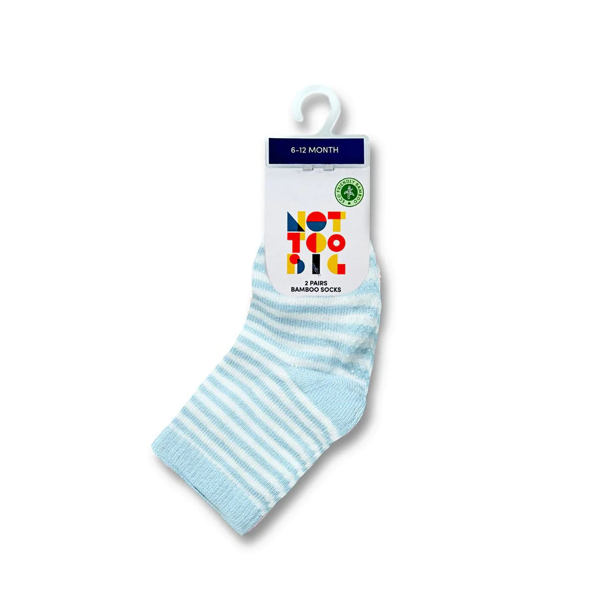 Not Too Big Solid Colours Bamboo Socks (2 Pack)