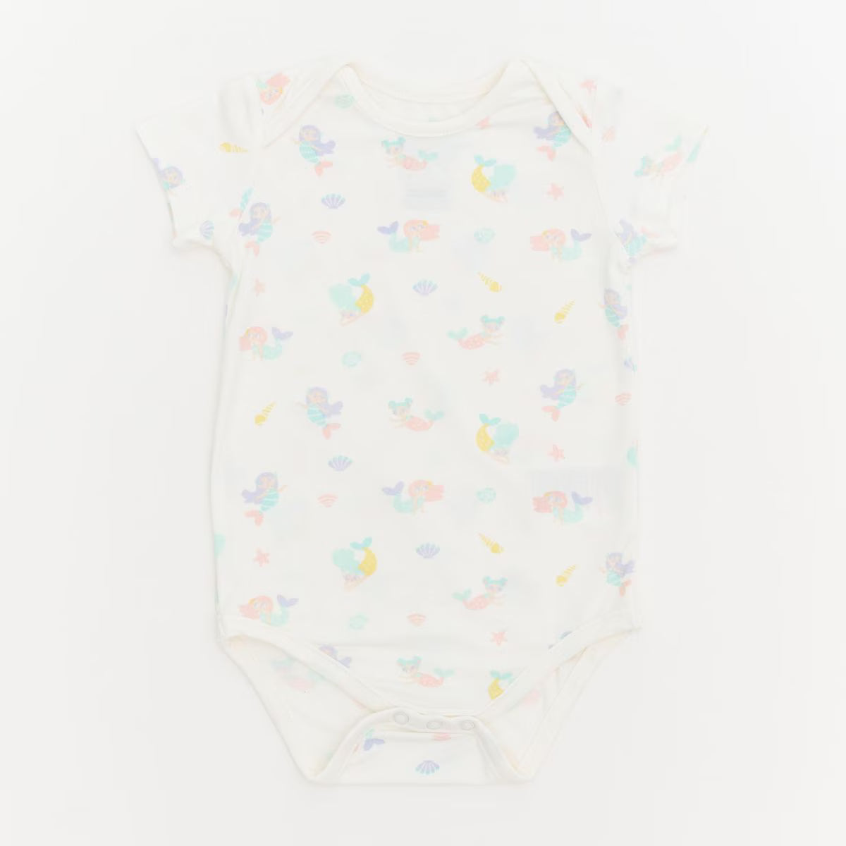 Not Too Big Short Sleeve Bamboo Bodysuit (3 Pack)