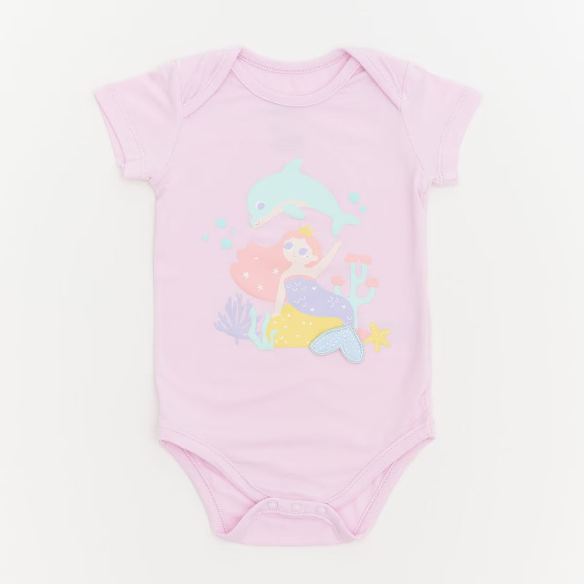 Not Too Big Short Sleeve Bamboo Bodysuit (3 Pack)