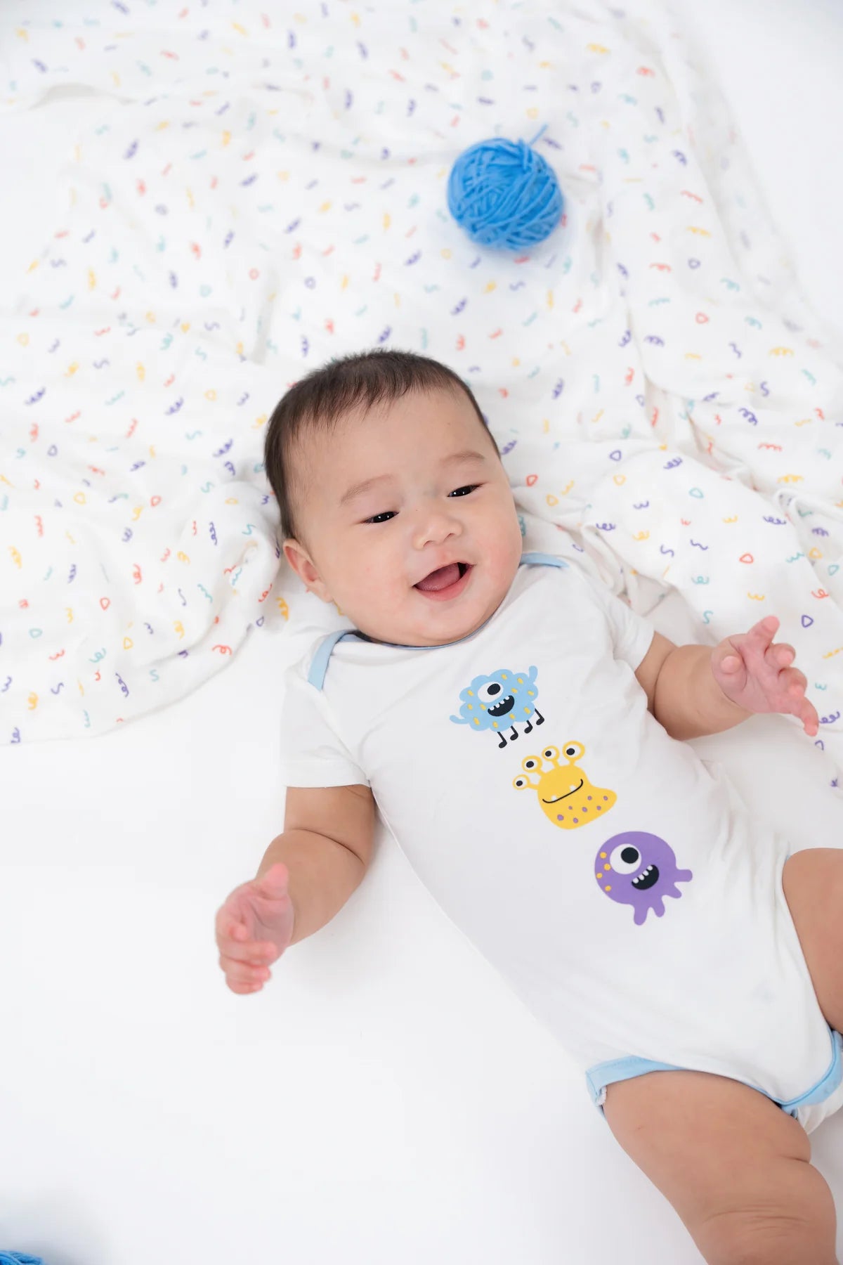 Not Too Big Monster Bodysuit (3 Pack)