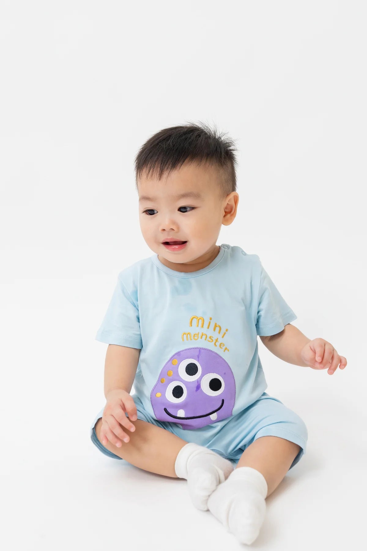 Not Too Big Monster Romper (2 Pack)