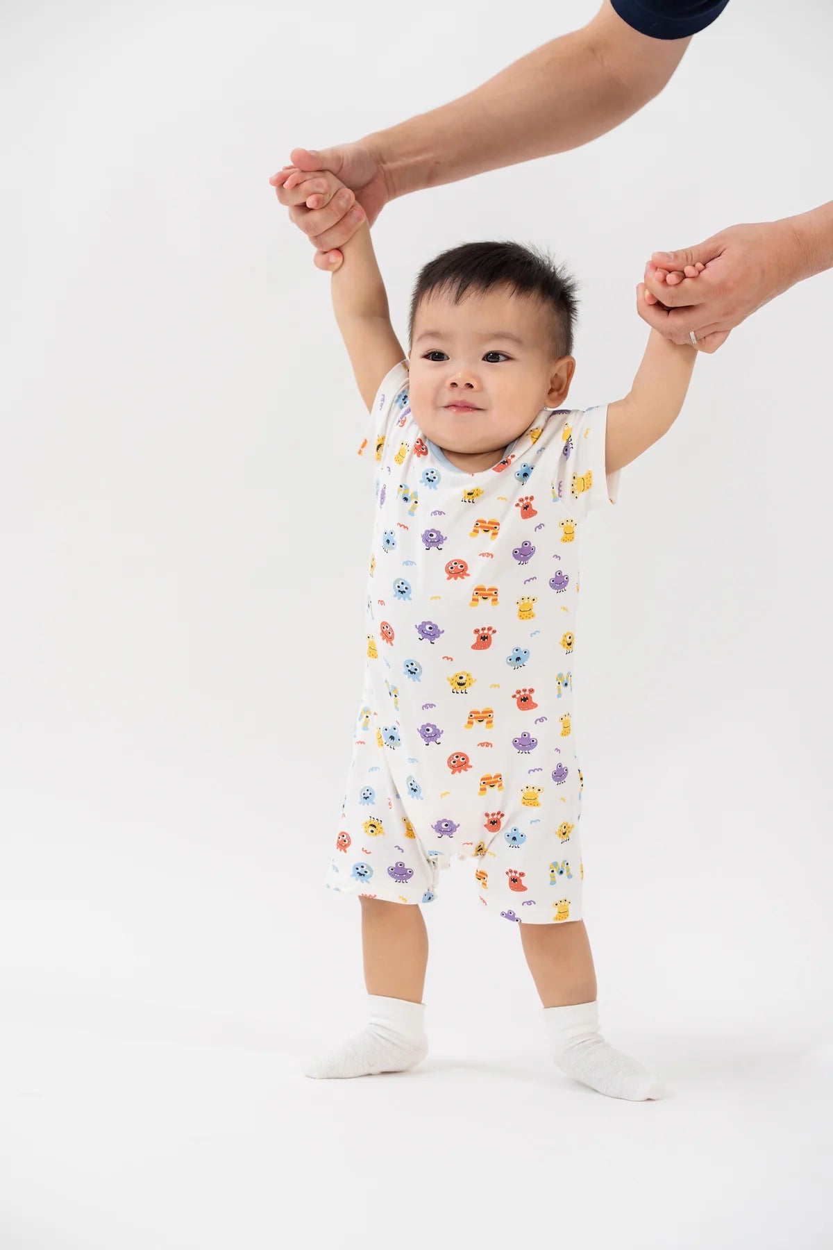 Not Too Big Monster Romper (2 Pack)
