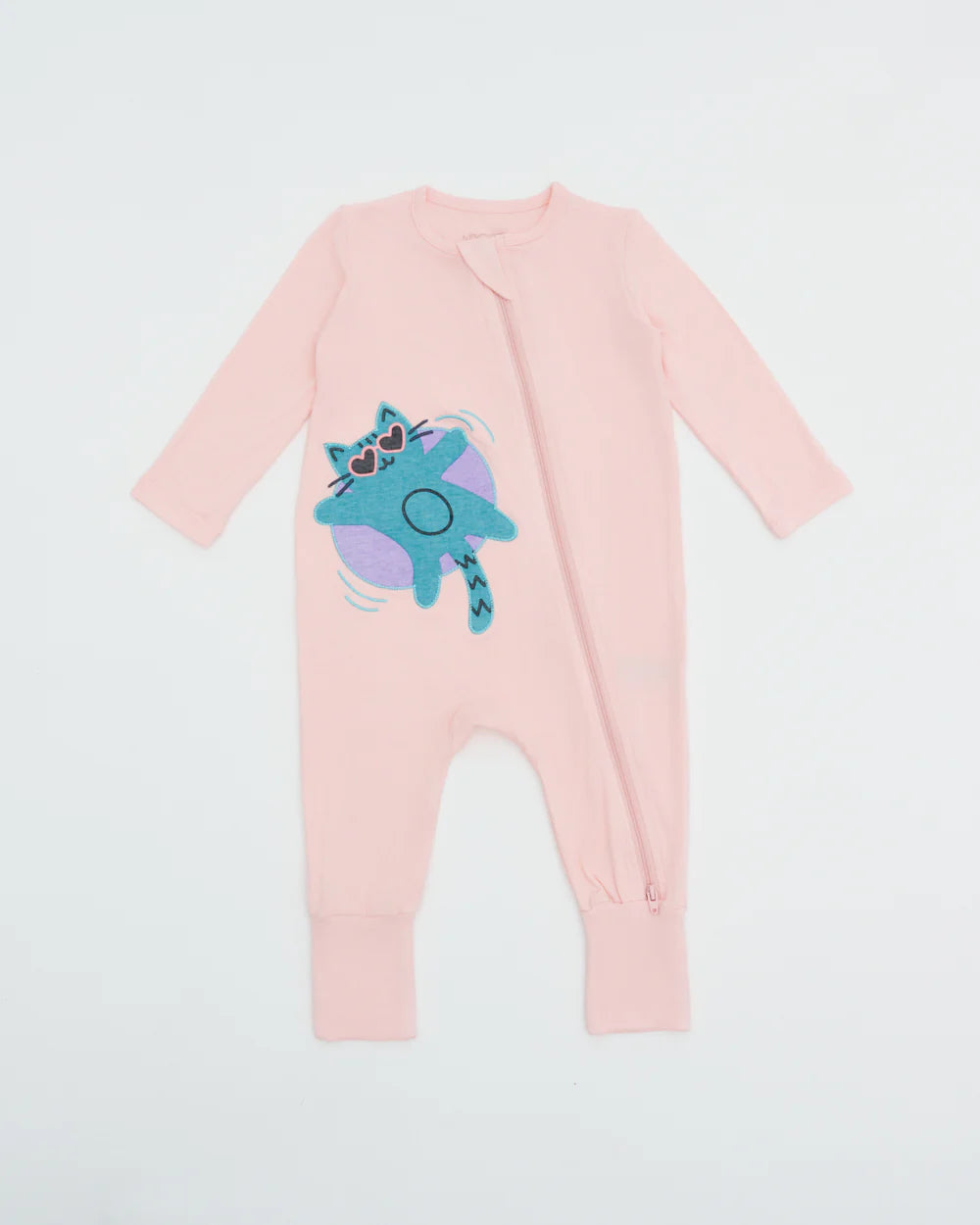 Not Too Big Kitten Sleepsuit (2 Pack)